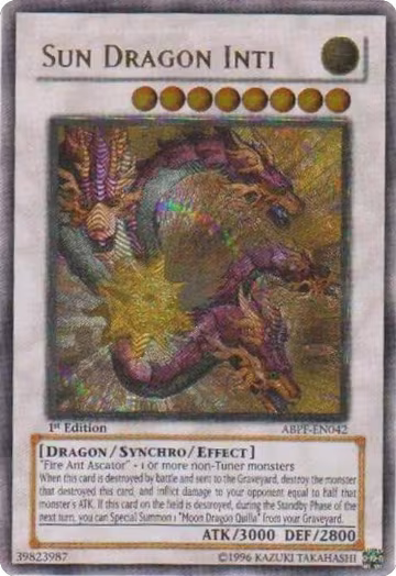 Sun Dragon Inti (UTR) (ABPF-EN042), Absolute Powerforce — Yu-Gi-Oh! card price