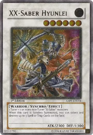 XX-Saber Hyunlei (UTR) (ABPF-EN044), Absolute Powerforce — Yu-Gi-Oh! card price