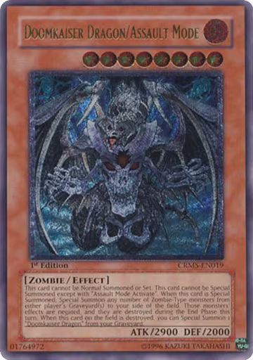 Doomkaiser Dragon/Assault Mode (UTR) (CRMS-EN019), Crimson Crisis — Yu-Gi-Oh! card price