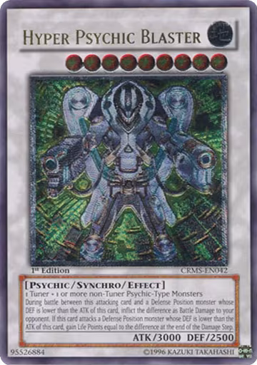 Hyper Psychic Blaster (UTR) (CRMS-EN042), Crimson Crisis — Yu-Gi-Oh! card price