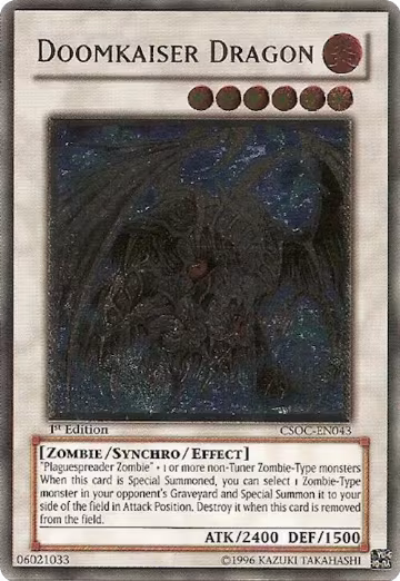 Doomkaiser Dragon (UTR) (CSOC-EN043), Crossroads of Chaos — Yu-Gi-Oh! card price