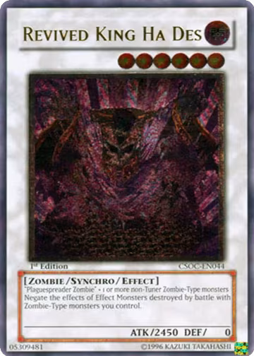 Revived King Ha Des (UTR) (CSOC-EN044), Crossroads of Chaos — Yu-Gi-Oh! card price