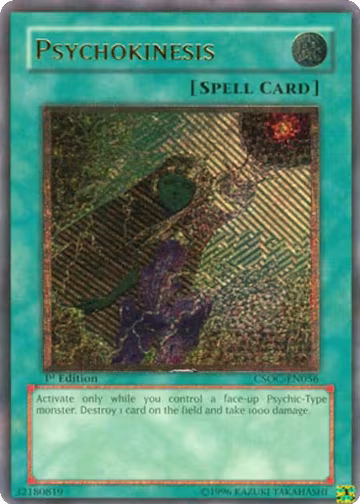 Psychokinesis (UTR) (CSOC-EN056), Crossroads of Chaos — Yu-Gi-Oh! card price