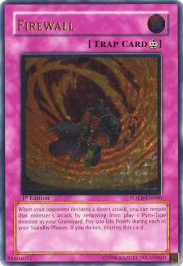 Firewall (UTR) (FOTB-EN060), Force of the Breaker — Yu-Gi-Oh! card price