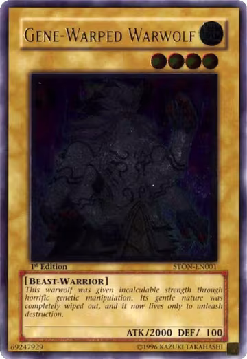 Gene-Warped Warwolf (UTR) (STON-EN001), Strike of Neos — Yu-Gi-Oh! card price