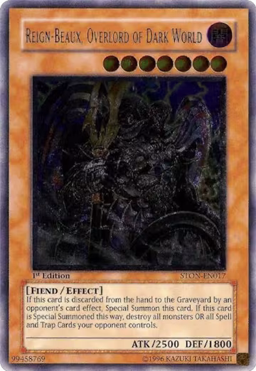 Reign-Beaux, Overlord of Dark World (UTR) (STON-EN017), Strike of Neos — Yu-Gi-Oh! card price