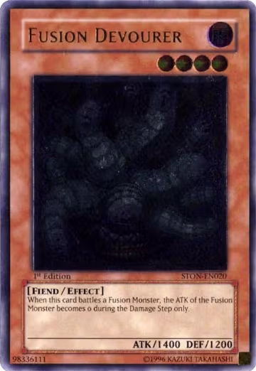 Fusion Devourer (UTR) (STON-EN020), Strike of Neos — Yu-Gi-Oh! card price