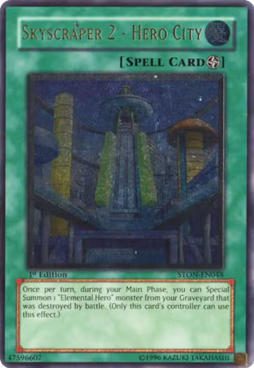 Skyscraper 2 - Hero City (UTR) (STON-EN048), Strike of Neos — Yu-Gi-Oh! card price