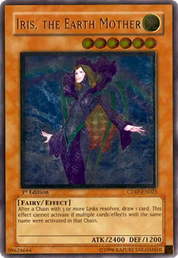 Iris, the Earth Mother (UTR) (CDIP-EN025), Cyberdark Impact — Yu-Gi-Oh! card price