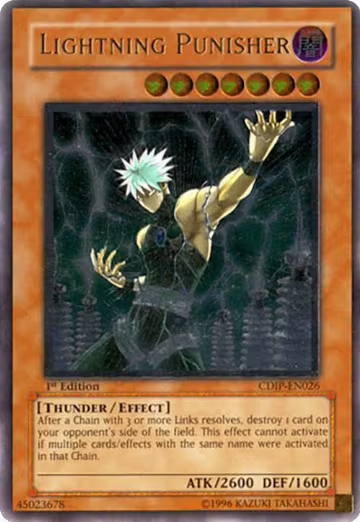 Lightning Punisher (UTR) (CDIP-EN026), Cyberdark Impact — Yu-Gi-Oh! card price