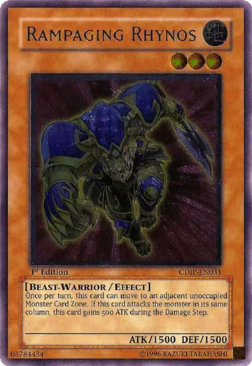 Rampaging Rhynos (UTR) (CDIP-EN031), Cyberdark Impact — Yu-Gi-Oh! card price