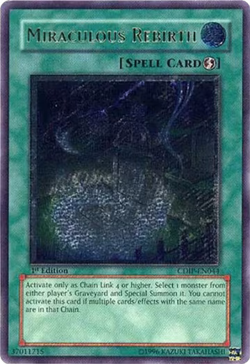 Miraculous Rebirth (UTR) (CDIP-EN044), Cyberdark Impact — Yu-Gi-Oh! card price
