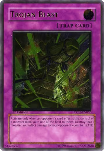 Trojan Blast (UTR) (CDIP-EN056), Cyberdark Impact — Yu-Gi-Oh! card price