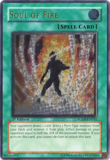 Soul of Fire (UTR) (FOTB-EN031), Force of the Breaker — Yu-Gi-Oh! card price