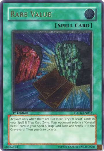 Rare Value (UTR) (FOTB-EN033), Force of the Breaker — Yu-Gi-Oh! card price
