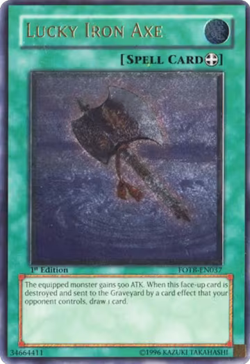 Lucky Iron Axe (UTR) (FOTB-EN037), Force of the Breaker — Yu-Gi-Oh! card price