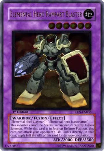 Elemental Hero Rampart Blaster (UTR) (EEN-EN033) — card price