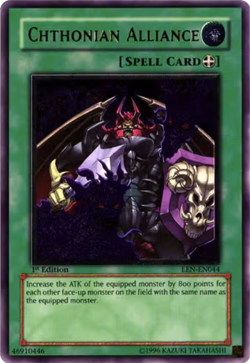 Chthonian Alliance (UTR) (EEN-EN044), Elemental Energy — Yu-Gi-Oh! card price