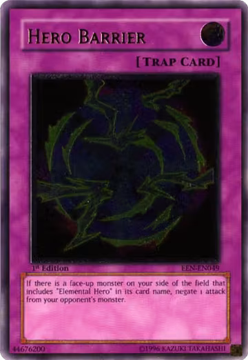 Hero Barrier (UTR) (EEN-EN049), Elemental Energy — Yu-Gi-Oh! card price