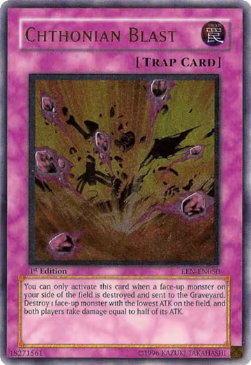 Chthonian Blast (UTR) (EEN-EN050), Elemental Energy — Yu-Gi-Oh! card price