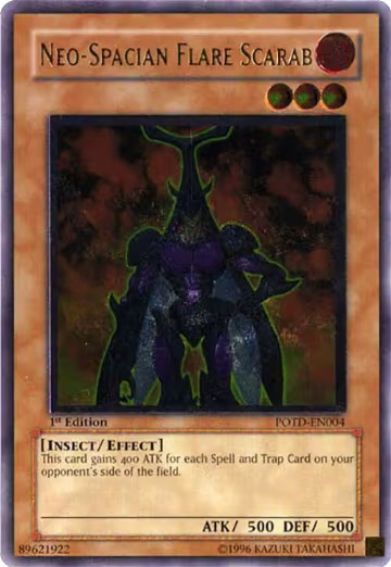 Neo-Spacian Flare Scarab (UTR) (POTD-EN004), Power of the Duelist — Yu-Gi-Oh! card price