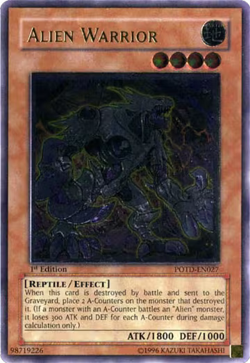 Alien Warrior (UTR) (POTD-EN027), Power of the Duelist — Yu-Gi-Oh! card price