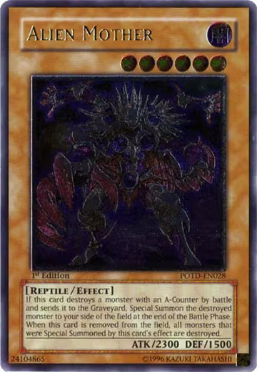 Alien Mother (UTR) (POTD-EN028), Power of the Duelist — Yu-Gi-Oh! card price
