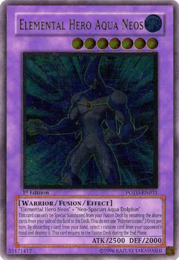 Elemental Hero Aqua Neos (UTR) (POTD-EN031), Power of the Duelist — Yu-Gi-Oh! card price
