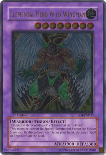 Elemental Hero Wild Wingman (UTR) (EOJ-EN035), Enemy of Justice — Yu-Gi-Oh! card price