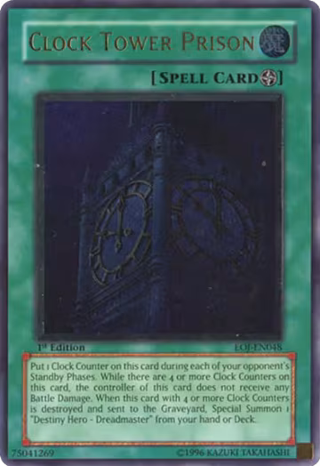 Clock Tower Prison (UTR) (EOJ-EN048), Enemy of Justice — Yu-Gi-Oh! card price