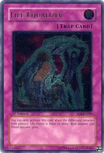 Life Equalizer (UTR) (EOJ-EN049), Enemy of Justice — Yu-Gi-Oh! card price