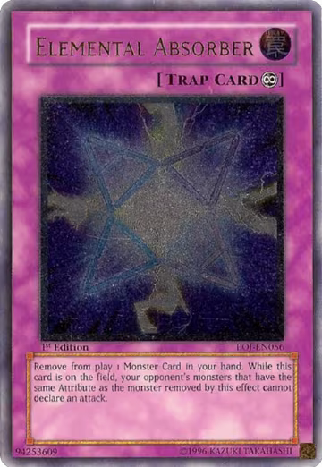 Elemental Absorber (UTR) (EOJ-EN056), Enemy of Justice — Yu-Gi-Oh! card price