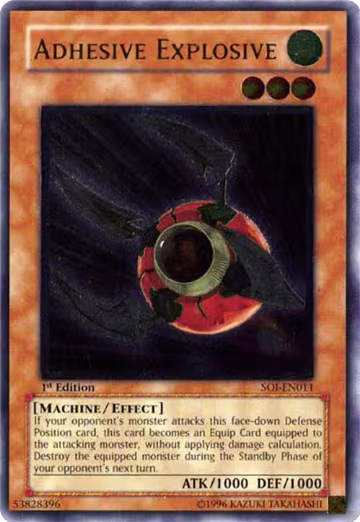 Adhesive Explosive (UTR) (SOI-EN011), Shadow of Infinity — Yu-Gi-Oh! card price