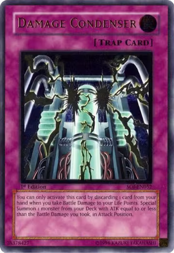 Damage Condenser (UTR) (SOI-EN052), Shadow of Infinity — Yu-Gi-Oh! card price