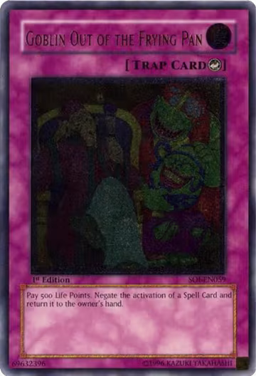 Goblin Out of the Frying Pan (UTR) (SOI-EN059), Shadow of Infinity — Yu-Gi-Oh! card price