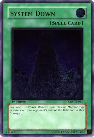System Down (UTR) (CRV-EN041), Cybernetic Revolution — Yu-Gi-Oh! card price