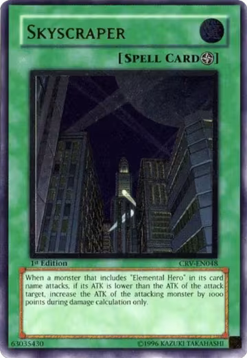 Skyscraper (UTR) (CRV-EN048), Cybernetic Revolution — Yu-Gi-Oh! card price