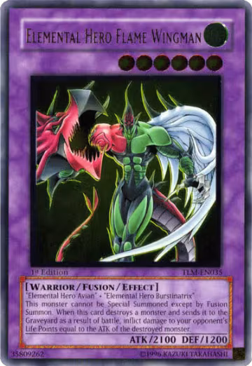 Elemental HERO Flame Wingman (UTR) (TLM-EN035) — card price