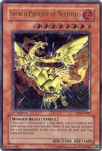 Sacred Phoenix of Nephthys (UTR) (FET-EN005), Flaming Eternity — Yu-Gi-Oh! card price