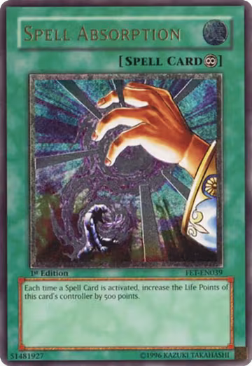 Spell Absorption (UTR) (FET-EN039), Flaming Eternity — Yu-Gi-Oh! card price