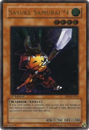 Sasuke Samurai #4 (UTR) (RDS-EN016), Rise of Destiny — Yu-Gi-Oh! card price