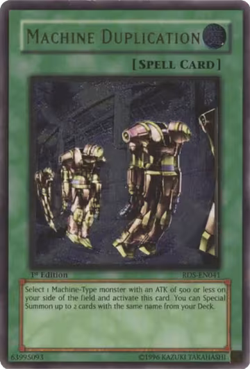 Machine Duplication (UTR) (RDS-EN041), Rise of Destiny — Yu-Gi-Oh! card price