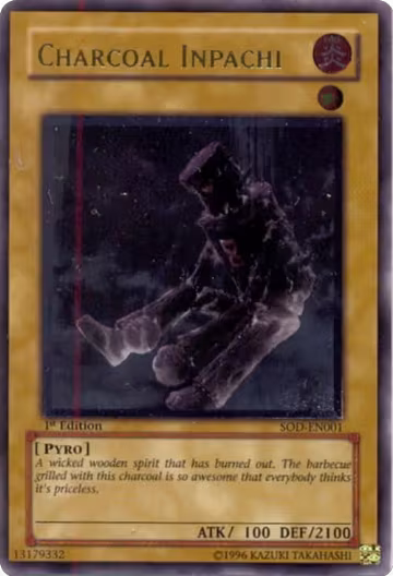 Charcoal Inpachi (UTR) (SOD-EN001), Soul of the Duelist — Yu-Gi-Oh! card price