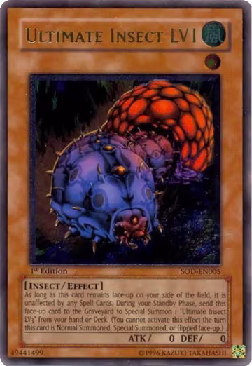 Ultimate Insect LV1 (UTR) (SOD-EN005), Soul of the Duelist — Yu-Gi-Oh! card price