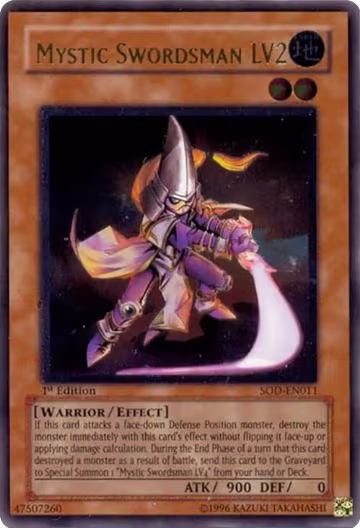Mystic Swordsman LV2 (UTR) (SOD-EN011) — card price