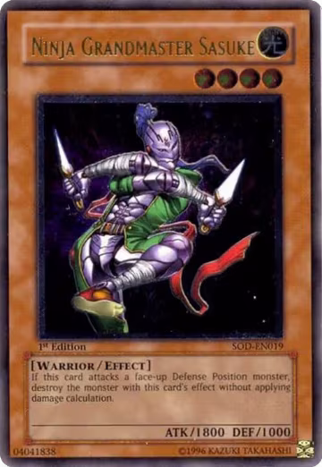 Ninja Grandmaster Sasuke (UTR) (SOD-EN019), Soul of the Duelist — Yu-Gi-Oh! card price