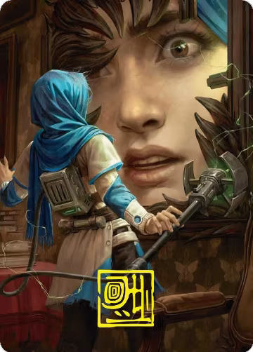 Reality Is Mine to Control Art Card (Gold-Stamped Signature) (51), Art Series: Duskmourn: House of Horror — Magic card price