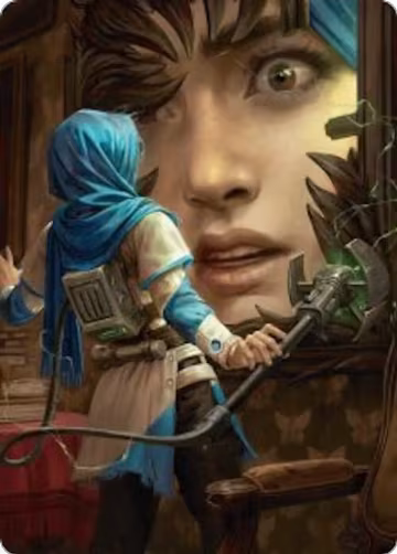 Reality Is Mine to Control Art Card (51), Art Series: Duskmourn: House of Horror — Magic card price