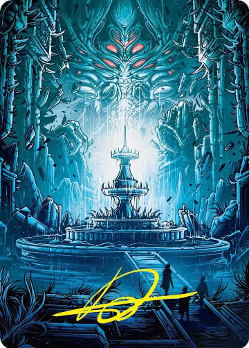 Island Art Card (Gold-Stamped Signature) (28) — card price
