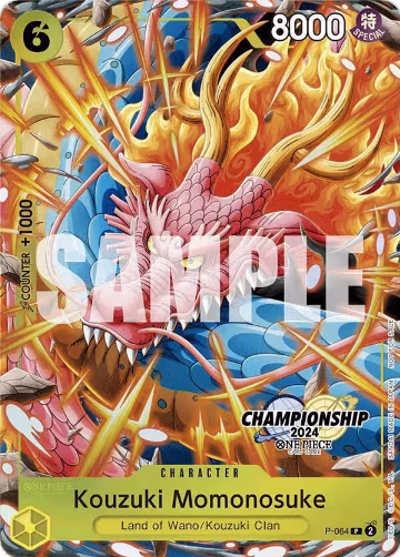 Kouzuki Momonosuke (CS 2024 Event Pack Finalist) (P-064), One Piece Promotion Cards — One Piece card price